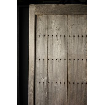 白銀色 総欅板蔵戸　W014 