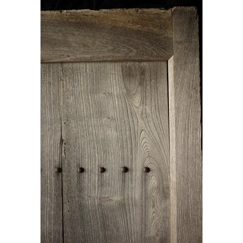 白銀色 総欅板蔵戸　W014 