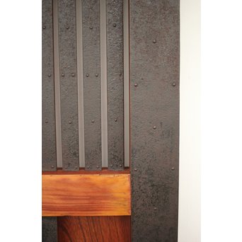 鉄格子 升腰板蔵戸　W015Y 