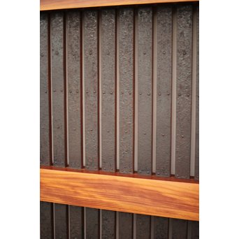 鉄格子 升腰板蔵戸　W015Y 