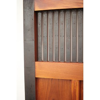 鉄格子 升腰板蔵戸　W015Y 