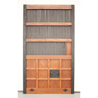 鉄格子 升腰板蔵戸　W015Y