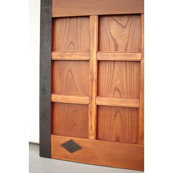 鉄格子 升腰板蔵戸　W015Y 