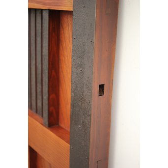 鉄格子 升腰板蔵戸　W015Y 