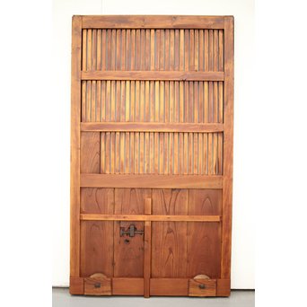 鉄格子 升腰板蔵戸　W015Y 