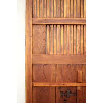 鉄格子 升腰板蔵戸　W015Y 