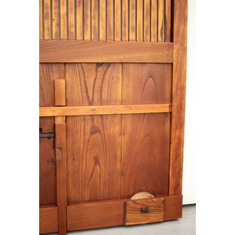 鉄格子 升腰板蔵戸　W015Y 