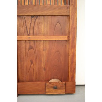 鉄格子 升腰板蔵戸　W015Y 