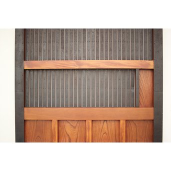 鉄格子 升腰板蔵戸　W015Y 