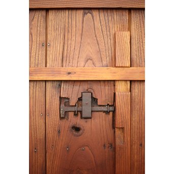 鉄格子 升腰板蔵戸　W015Y 