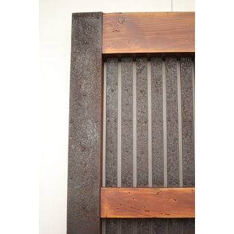 鉄格子 升腰板蔵戸　W015Y 