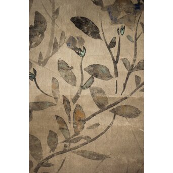 倣 尾形光琳 紙本掛軸2幅　Z242 