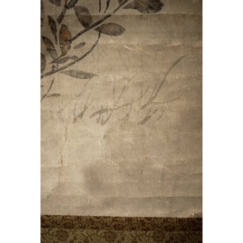 倣 尾形光琳 紙本掛軸2幅　Z242 