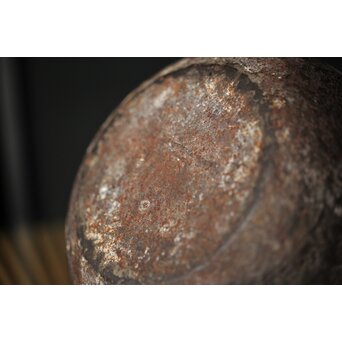 初代 秦蔵六造 銅環摘 鉄共蓋 双龍紋様 獣口形 鉄瓶/湯沸　M251 