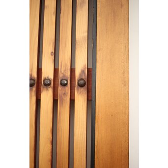 背面ガラス 幅広上手格子蔵戸　W016Y 