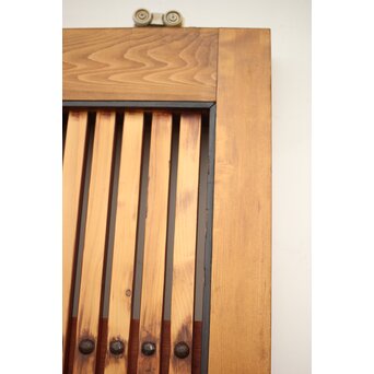 背面ガラス 幅広上手格子蔵戸　W016Y 