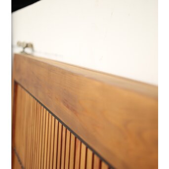 背面ガラス 幅広上手格子蔵戸　W016Y 