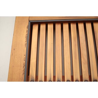 背面ガラス 幅広上手格子蔵戸　W016Y 