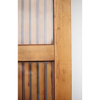 背面ガラス 幅広上手格子蔵戸　W016Y 