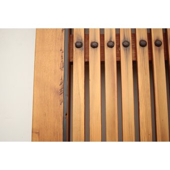 背面ガラス 幅広上手格子蔵戸　W016Y 