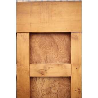 背面ガラス 幅広上手格子蔵戸　W016Y 