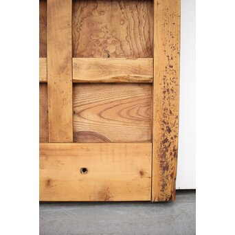 背面ガラス 幅広上手格子蔵戸　W016Y 