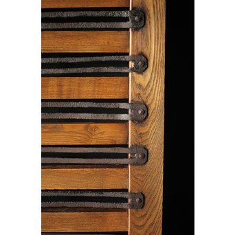 栗と鉄の格子戸　L1041 