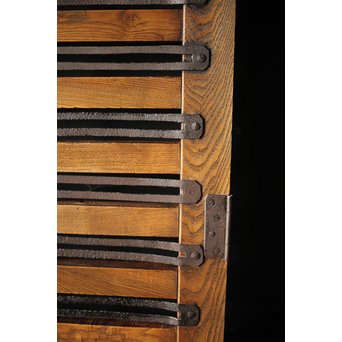 栗と鉄の格子戸　L1041 