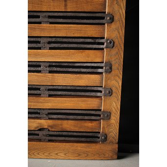 栗と鉄の格子戸　L1041 