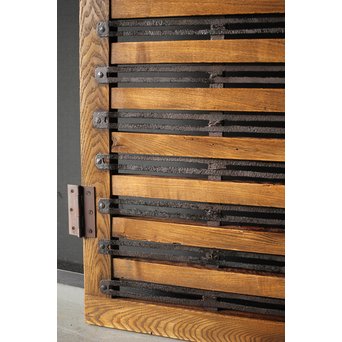 栗と鉄の格子戸　L1041 