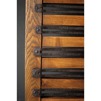 栗と鉄の格子戸　L1041 