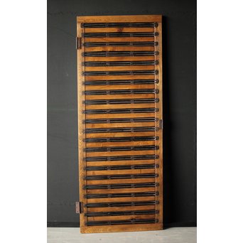 栗と鉄の格子戸　L1041