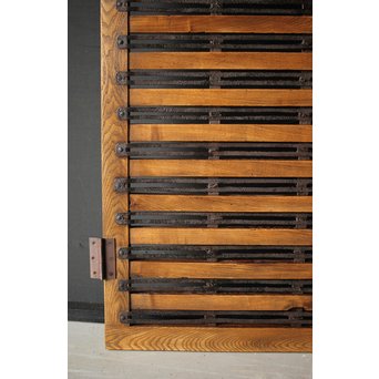 栗と鉄の格子戸　L1041 