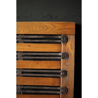 栗と鉄の格子戸　L1041 