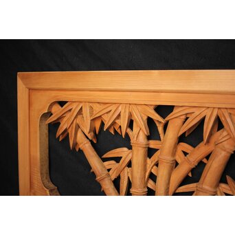 井波 中型竹木彫欄間　R0076 