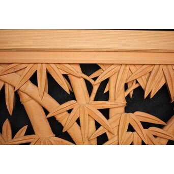 井波 中型竹木彫欄間　R0076 