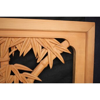 井波 中型竹木彫欄間　R0076 