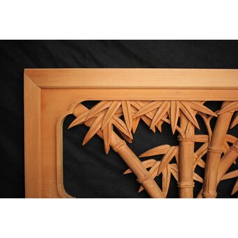 井波 中型竹木彫欄間　R0076 