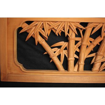 井波 中型竹木彫欄間　R0076 