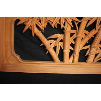 井波 中型竹木彫欄間　R0076 