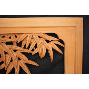 井波 中型竹木彫欄間　R0076 