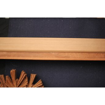 善本秀銘 井波 長尺松木彫欄間 2枚1組　R0077Y 