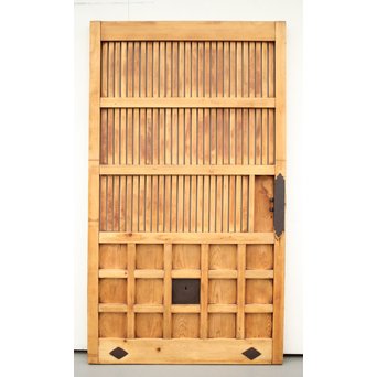 白木格子蔵戸　W020Y