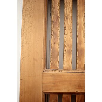 白木格子蔵戸　W019 