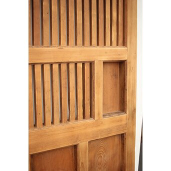 白木格子蔵戸　W019 