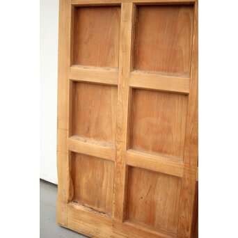 白木格子蔵戸　W019 