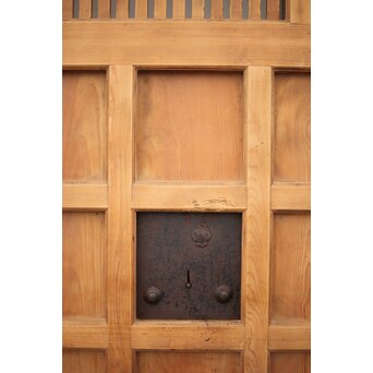 白木格子蔵戸　W019 