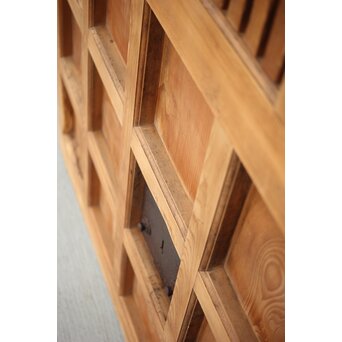 白木格子蔵戸　W019 