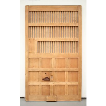 白木格子蔵戸　W019 