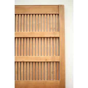 白木格子蔵戸　W019 